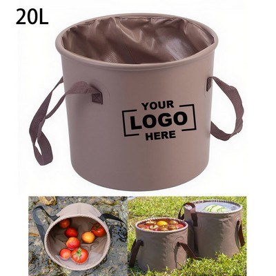 20L Picnics & Car Use Multi-Functional Camping Collapsible Bucket