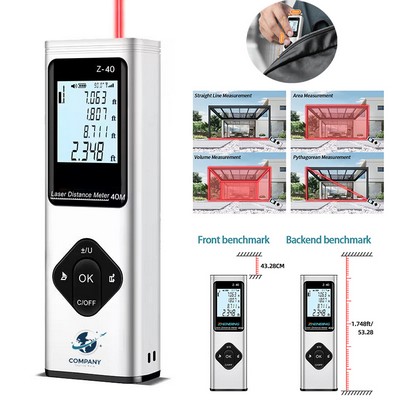 3" 1 Laser Meter Laser Distance 40M High Precision Digital