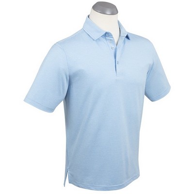 Bobby Jones Performance Gingham Jacquard Print Polo