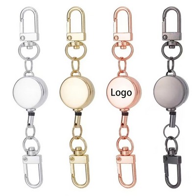 ABS Belt Clip Holster: Retractable Key Leash & Lighter Holder