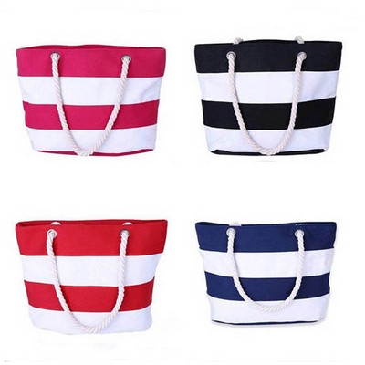 Large Tote Bag with Rope Handles