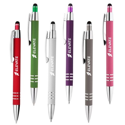 Promotional Soft Touch Stylus Ballpoint Pen