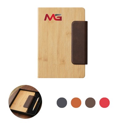 A5 Bamboo Notebook Gift Set