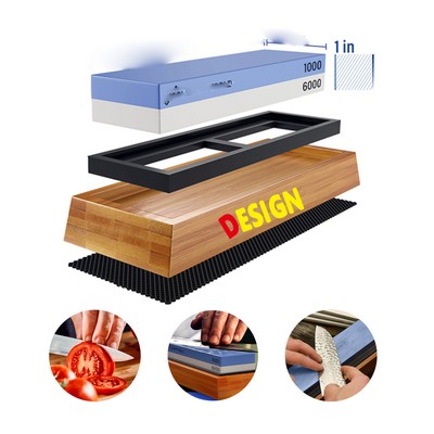 Whetstone Knife Sharpening Stone 2 Side Grit 1 Knife Sharpener