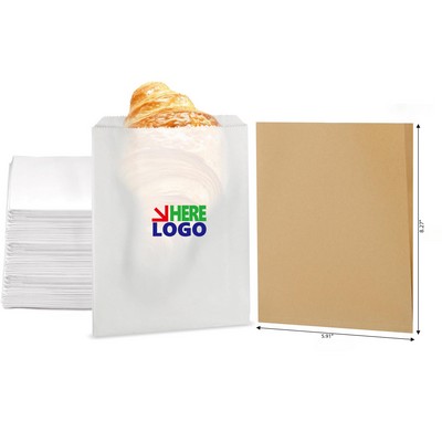 8x6" Greaseproof Paper Sandwich Bags