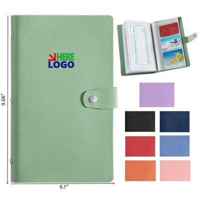 PU Budget Binder Card holder