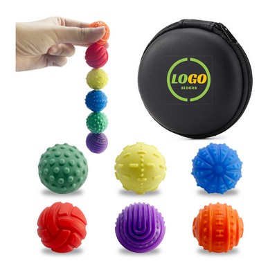 6 PCS Silicone Magnetic Fidget Balls Toys