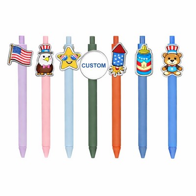 Custom Gel Pen with Acrylic Topper