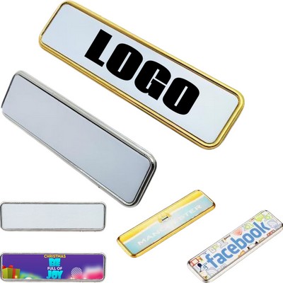 Custom Metal Magnetic Name Badge