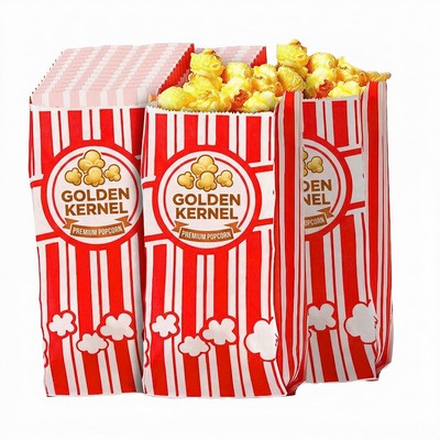 Custom Print Paper Popcorn Bag