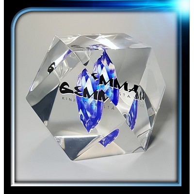 Lucite Faceted Cube Award (3"x3"x3")