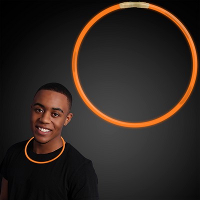 22" Orange Glow Necklace - BLANK