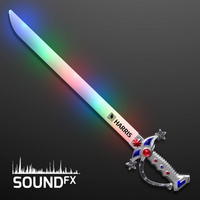 LED Swashbuckler Pirate Swords - PRINTED