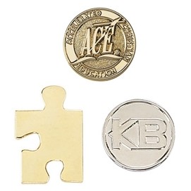 1 1/4" (1.25") Die Struck High Polish Lapel Pin