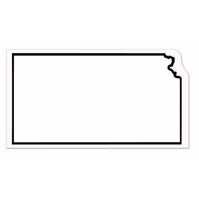 Kansas State Shape Magnet - Full Color