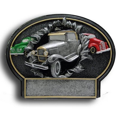 7.25" Antique Car Burst Thru Resin Award