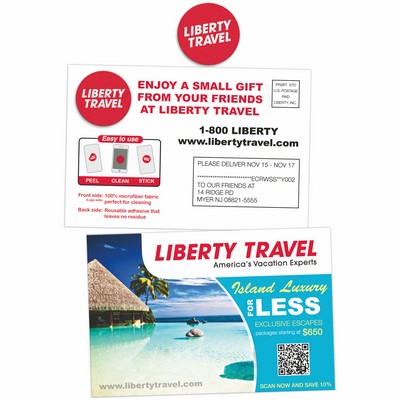 4"x6" DigiTek 1.125 Square Inch Micro-Fiber Decal w/Card