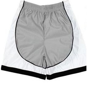 Adult Cool Mesh Athletic Short w/ Covered Elastic Waistband & 5" Inseam