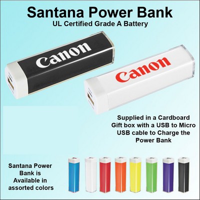 Santana Power Bank - 2000 mAh No Extra Tariff