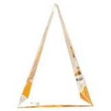Pinnacle Acrylic Award - Clear/Gold - 8"