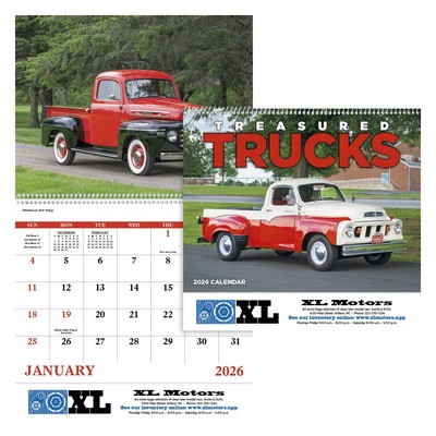 Good Value™ Treasured Trucks - Spiral Calendar
