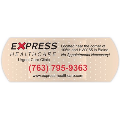 Vinyl Label (3"x1.125") Band Aid®