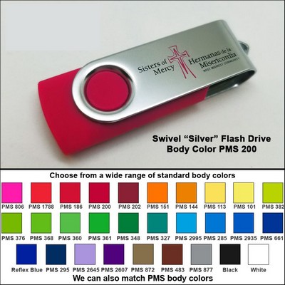 Swivel Flash Drive - 16 GB Memory - Body PMS 200