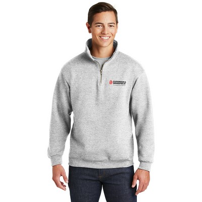 JERZEES SUPER SWEATS NuBlend - 1/4-Zip Sweatshirt with Cadet Collar