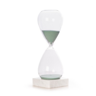 Sand Timer with Marble Base