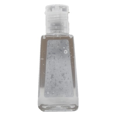 Hand Sanitizer, 61% Gel, 1 oz Bottle with No Label