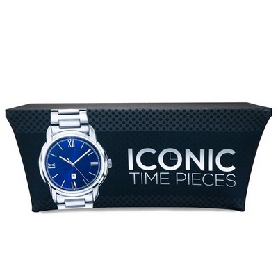 Heavy Duty Tablecloth Stretch 4 Side 4' WRINKLE FREE