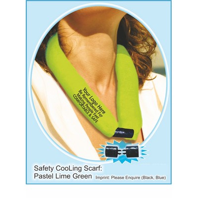 Lime Green CooLooP Active Water Scarf