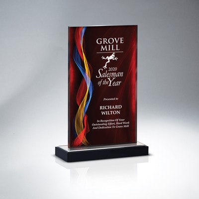 Streaming Excellence on Marble, Red