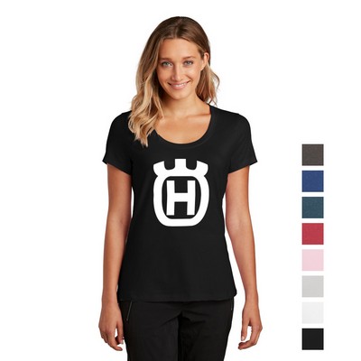 District Women's Flex Scoop Neck Tee