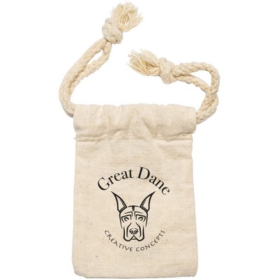 Cotton Canvas Micro Pouch