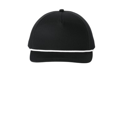Port Authority® Snapback Five-Panel Rope Cap