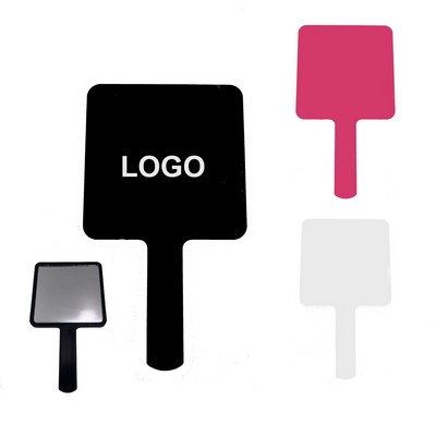 Custom Handheld Cosmetic Mirror MOQ 50pcs