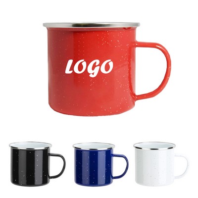 12 Oz. Enamel Camping Mug