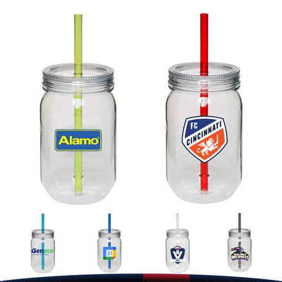 24 Oz. Lamar Mason Jars