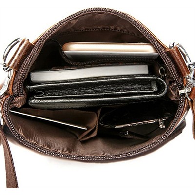 Genuine Leather Crossbody Bag