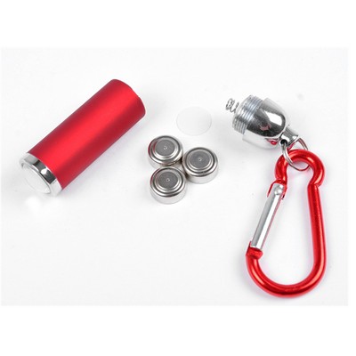 Mini Led Flashlight With Carabiner