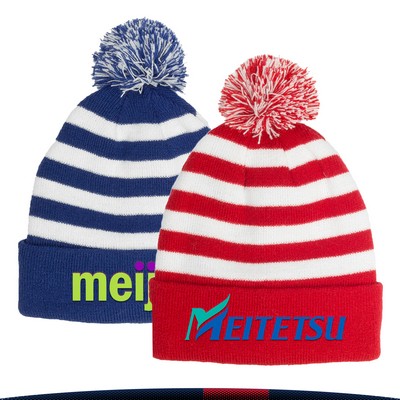 Knitted Two Tone Beanies