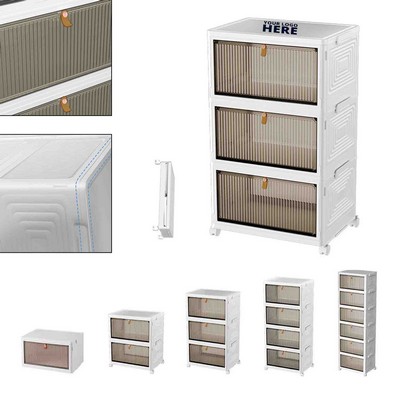 Shoe Box Organizer Space Saving Foldable Container