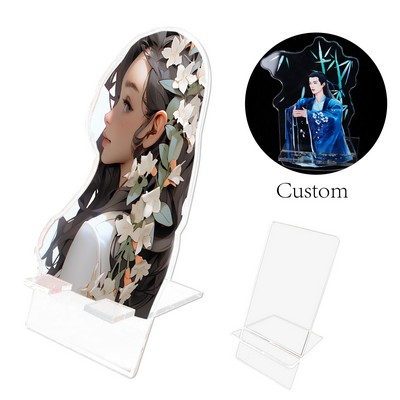 Custom Shape Phone Holder in Acrylic