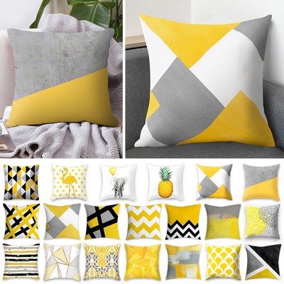 18X18" Short Plush Throw Pillow Cover
