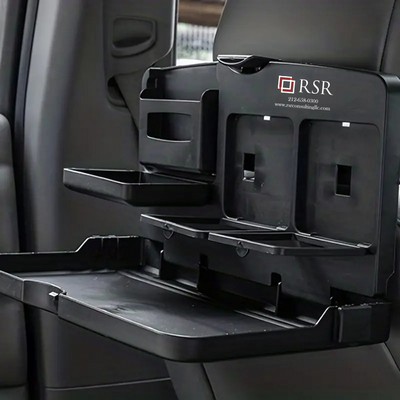 Car Travel Back Seat Storage Table Drink Food Cup Tray
