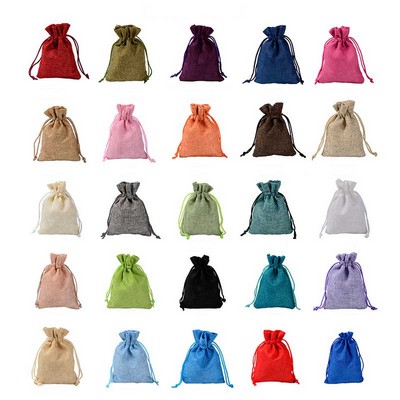 Burlap Bundle Mouth Gift Bag