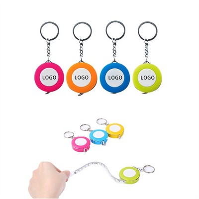 Mini Tape Measure With Keychain