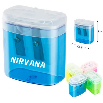 Double Hole Pencil Sharpener