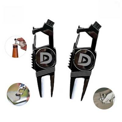 7" 1 Multifunctional Golf Divot Repair Tool